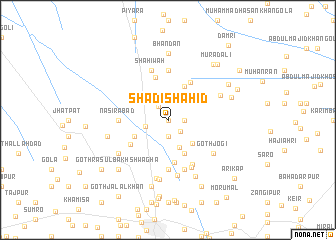 map of Shādi Shahīd