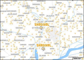 map of Shādiwāl