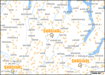 map of Shādiwāl