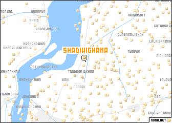 map of Shādi Wighāma