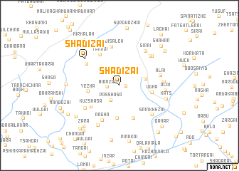 map of Shādīzai