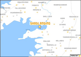 map of Shad Landing