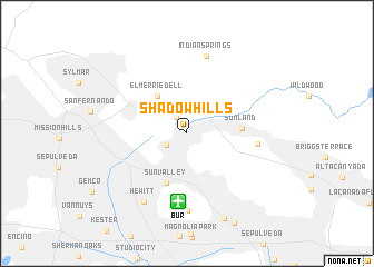 map of Shadow Hills