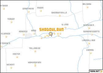 map of Shadow Lawn