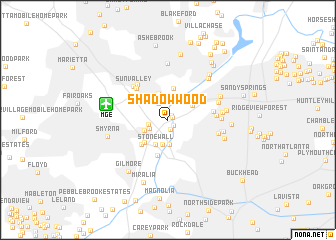 map of Shadowwood