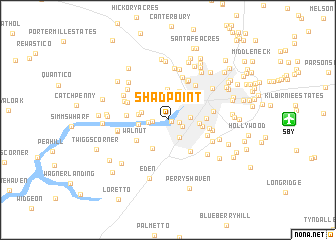 map of Shad Point