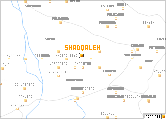 map of Shād Qal‘eh