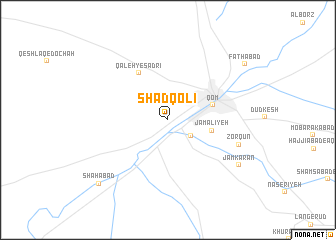 map of Shādqolī