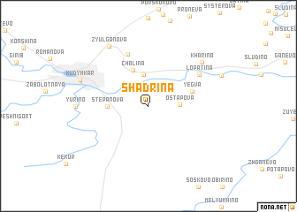 map of Shadrina