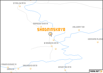 map of Shadrinskaya