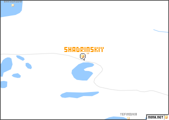 map of Shadrinskiy