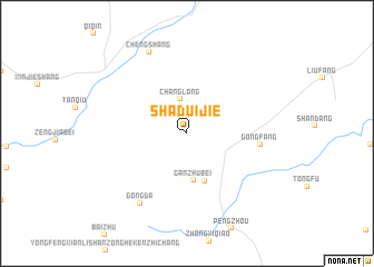 map of Shaduijie