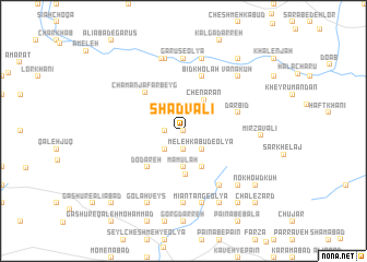 map of Shādvalī