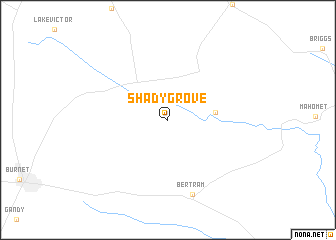 map of Shady Grove