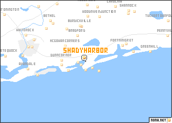 map of Shady Harbor