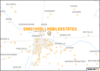 map of Shady Knoll Mobile Estates