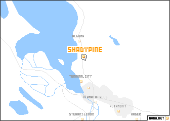 map of Shady Pine