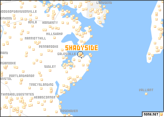 Shady Side Maryland Map Shady Side (United States - Usa) Map - Nona.net