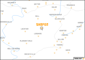 map of Shafer