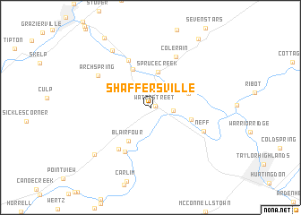 map of Shaffersville