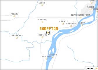 map of Shaffton