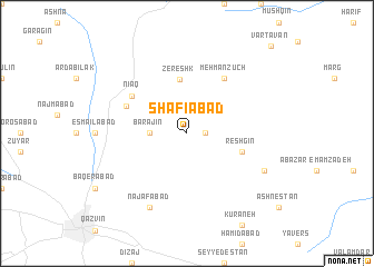 map of Shafī‘ābād