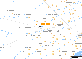 map of Shafi Kalān