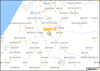 map of Shafir