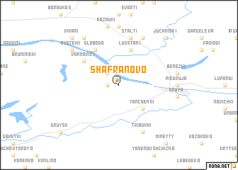 map of Shafranovo