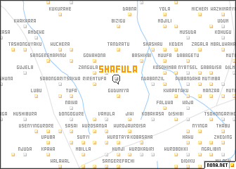 map of Shafula