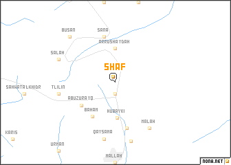 map of Sha‘f