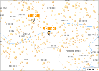 map of Shāgai