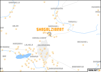 map of Shagal Ziārat