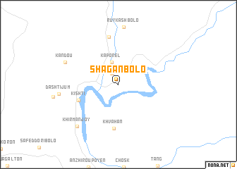 map of Shagan-Bolo