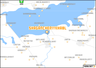 map of (( Shagancheriykhabl\