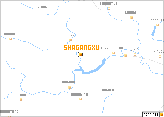 map of Shagangxu