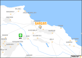 map of Shagan