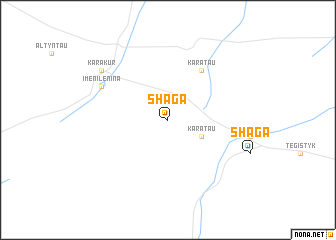 map of Shaga