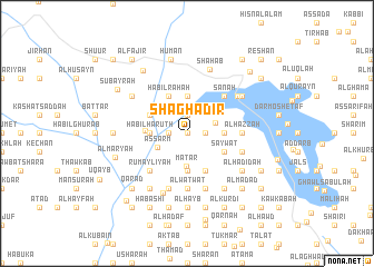 map of Shaghādir