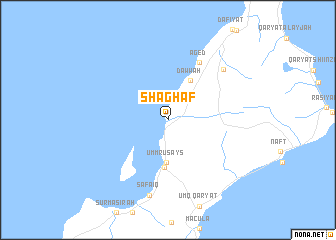 map of Shaghaf