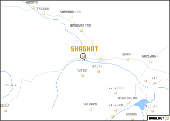 map of Shaghat