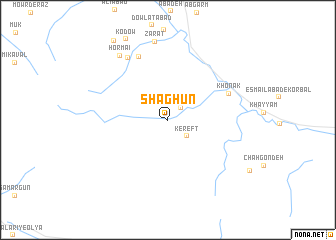map of Shāghūn