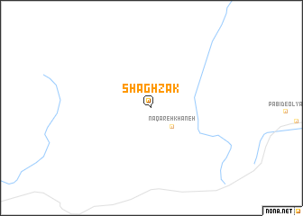 map of Shaghzak