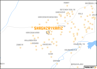 map of Shaghzay Kārīz