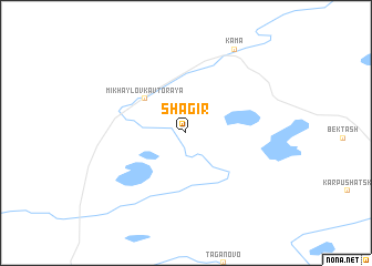 map of Shagir