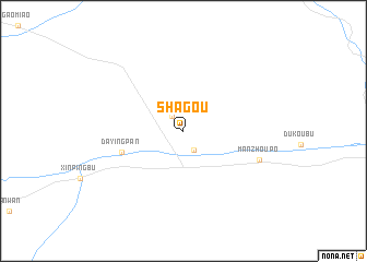 map of Shagou