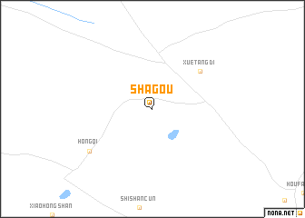 map of Shagou