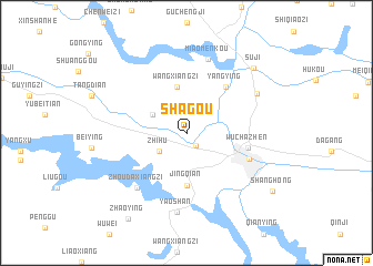 map of Shagou