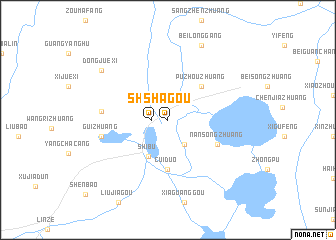 map of Shagou