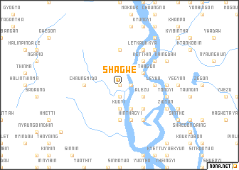 map of Shagwe